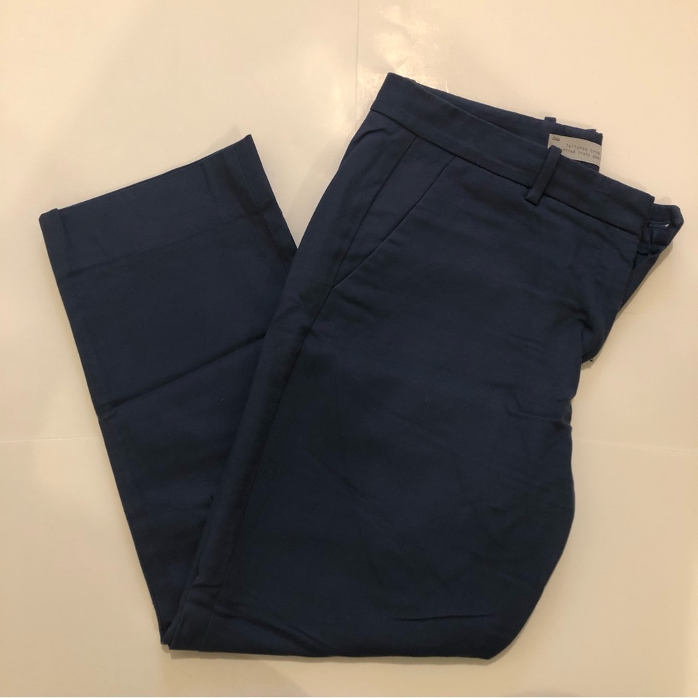GAP Tailored Crop Blue Pants EUC